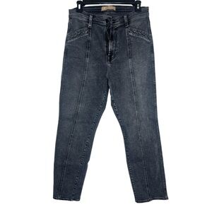 7 for all Mankind Luxe Vintage Black Skinny Jeans